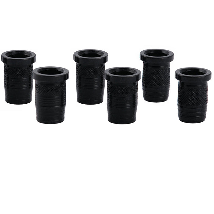 Musiclily Pro 11mm Ferrule per montaggio di corde attraverso il corpo in acciaio per chitarra elettrica, set da 6. 
