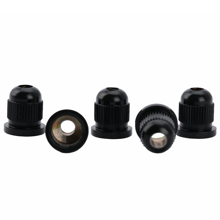 Musiclily Pro 10,2 mm Ferrule in acciaio per montaggio di corde attraverso il corpo per basso elettrico, set da 5. 