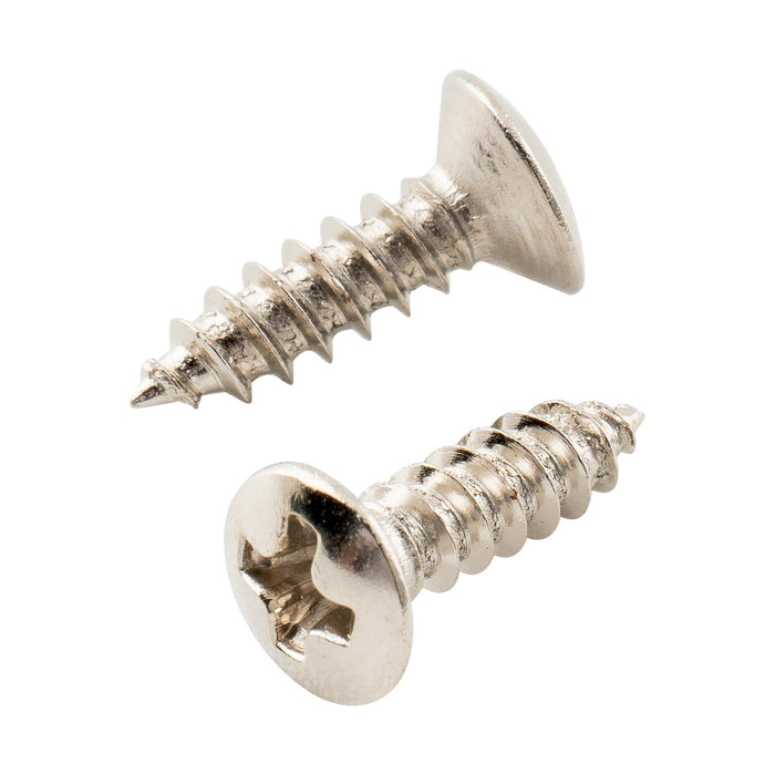 ミュージックリリー ベーシック 2.5x10mm スチールメートルねじギターピックガードジャックとトラスロッドカバーマウントネジ エピフォンレスポールスタイルギター用、20個セット