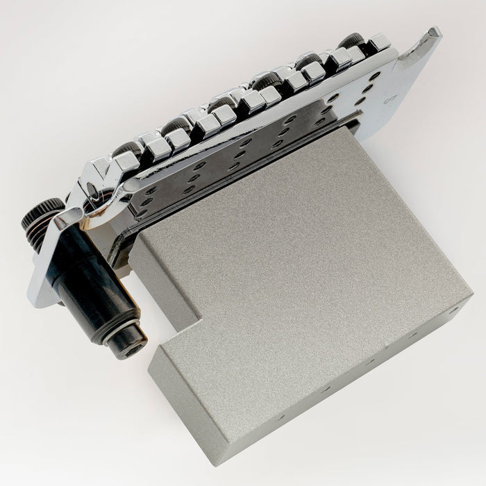 Musiclily Ultra 42 mm Vollmessing-/Stahl-L-förmiger Tremolo-Block für Elektrogitarren mit Floyd Rose Verriegelndem Tremolo-Brücke