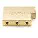 detail of musiclily ultra 42mm full solid brass steel l shaped tremolo block for electric guitar floyd rose locking tremolo bridge mx2235p