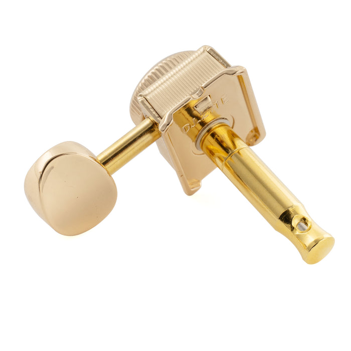 Musiclily Pro R15T 6-in-line 14:1比率 セミクローズド ヴィンテージハイブリッドスタイル ロッキングマシンヘッド ベースサイドチューナー ヴィンテージオーバルボタン付き Fender Squier Strat Teleスタイル エレキギター用