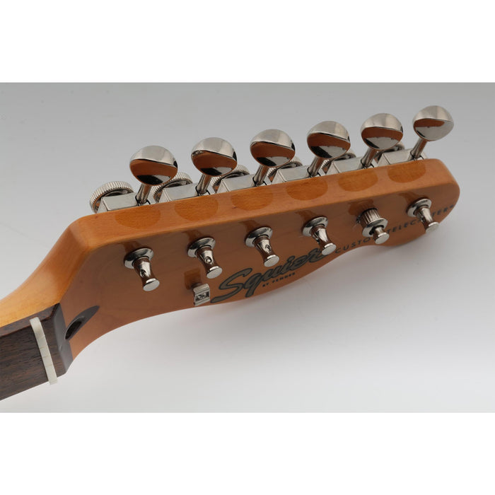 Musiclily Pro R15T 6-in-line 14:1比率 セミクローズド ヴィンテージハイブリッドスタイル ロッキングマシンヘッド ベースサイドチューナー ヴィンテージオーバルボタン付き Fender Squier Strat Teleスタイル エレキギター用