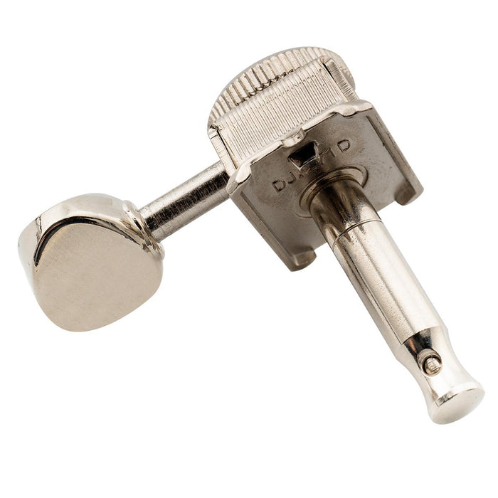 Musiclily Pro R15T 6-in-line 14:1比率 セミクローズド ヴィンテージハイブリッドスタイル ロッキングマシンヘッド ベースサイドチューナー ヴィンテージオーバルボタン付き Fender Squier Strat Teleスタイル エレキギター用