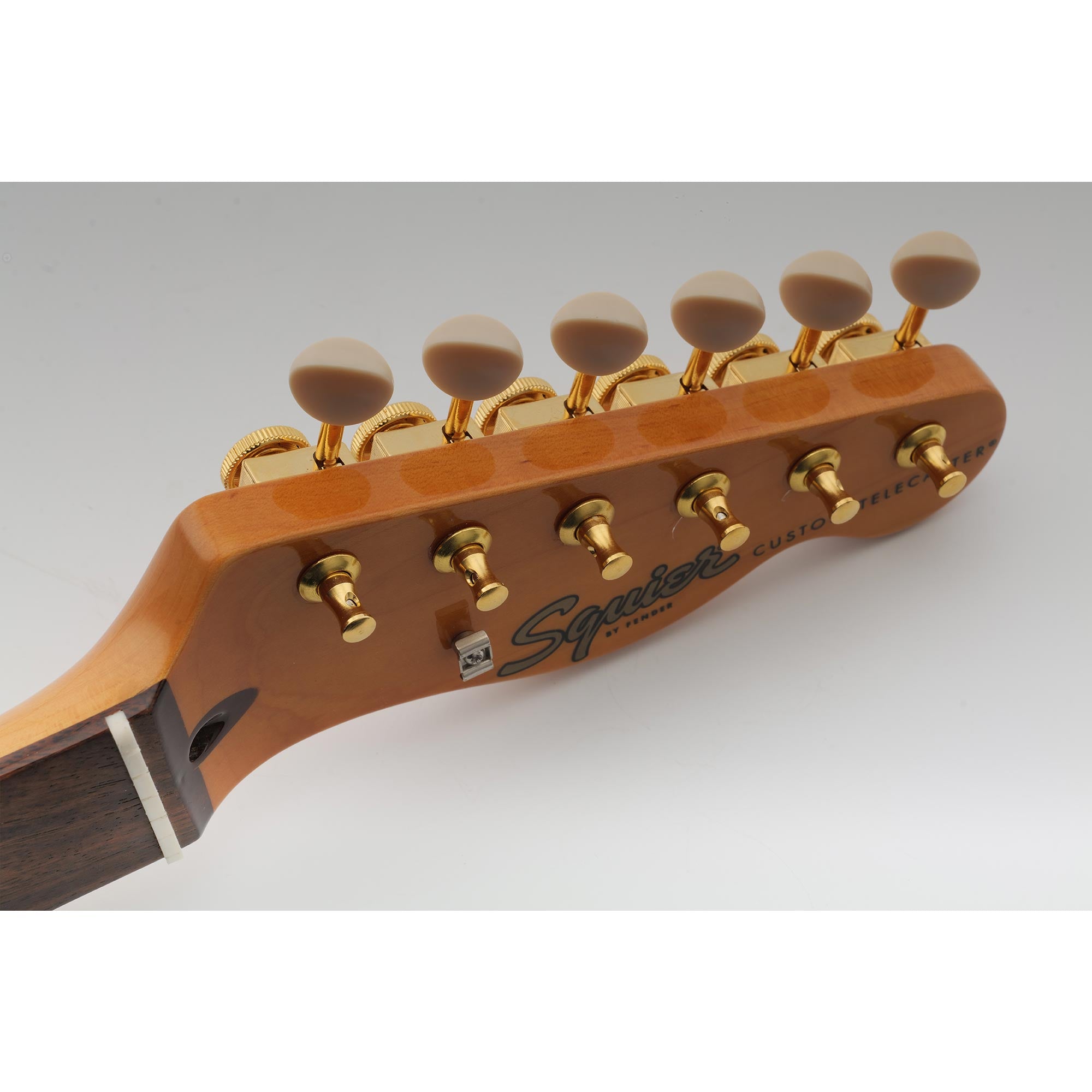 Musiclily Pro R15T-05 6 en línea estilo vintage híbrido botón oval bloqueo afinadores clavijas de afinación llaves máquina para Fender Strat Tele estilo guitarra eléctrica