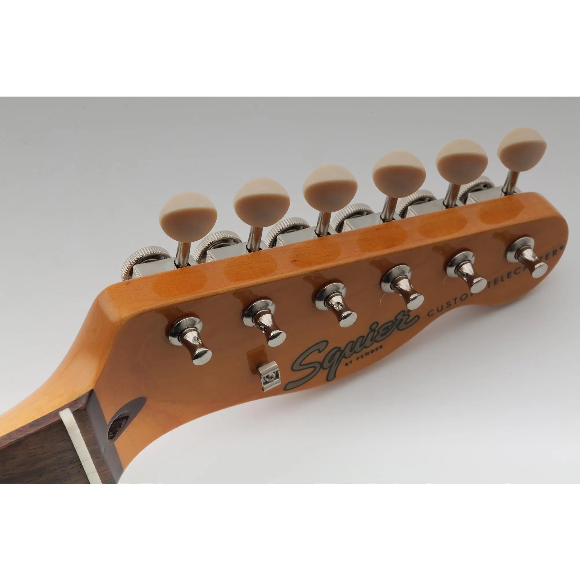 Usage show of musiclily pro 6 inline vintage hybrid style vintage oval button guitar locking tuners tuning pegs keys machine heads set for fender strat tele style electric guitar mx2238p