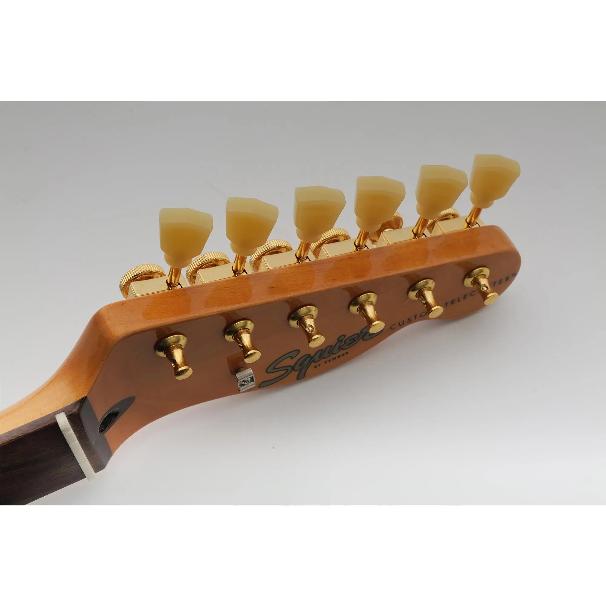 Usage show of musiclily pro vintage hybrid style keystone button 6 inline guitar locking tuners tuning pegs keys machine heads set for strat tele style electric guitar mx2239p
