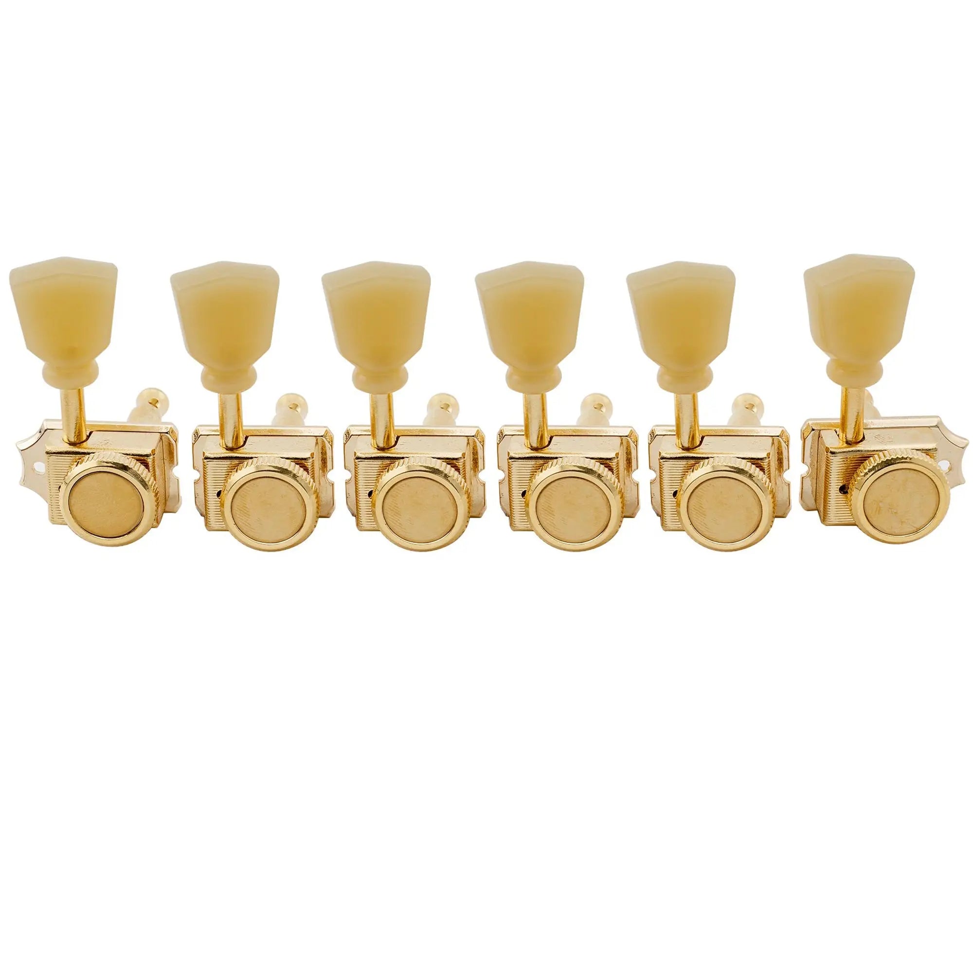 musiclily pro vintage hybrid style keystone button 6 inline guitar locking tuners tuning pegs keys machine heads set for strat tele style electric guitar mx2239p