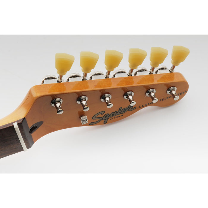 Musiclily Pro R15T ヴィンテージハイブリッドスタイル キーストーンボタン 6列インライン ギターロック式チューナー チューニングペグ マシンヘッドセット Strat/Teleスタイルエレキギター用