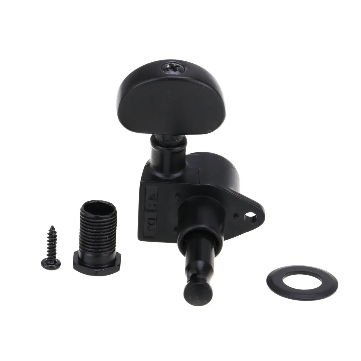 musiclily ultra 3r3l 20 1 ratio grover roto style full sealed machine heads tuners tuning pegs keys with right angle screw for acoustic electric guitar mx2242p, black