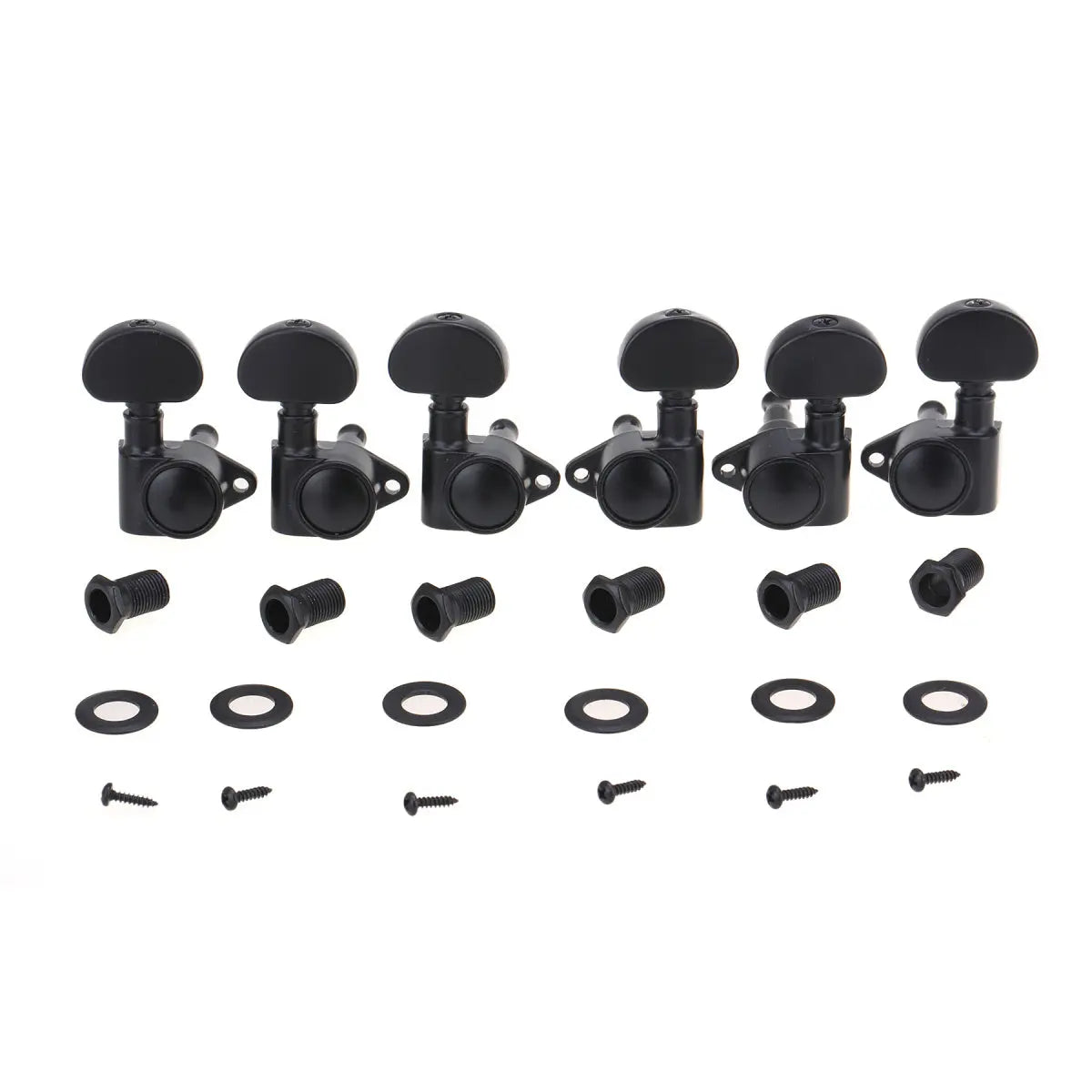 musiclily ultra 3r3l 20 1 ratio grover roto style full sealed machine heads tuners tuning pegs keys with right angle screw for acoustic electric guitar mx2242p