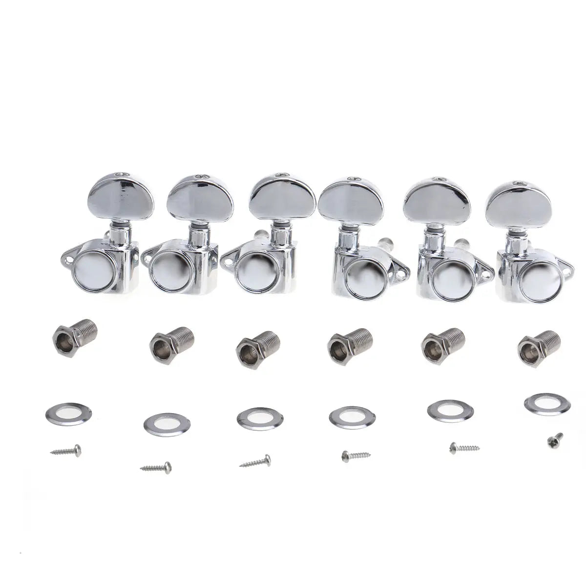 Musiclily Ultra R18T 3R3L 20:1 Ratio Grover-Roto Style Full Sealed Machine Heads Tuners Tuning Pegs Keys with Right Angle Screw for Acoustic Electric Guitar Musiclily Ultra
