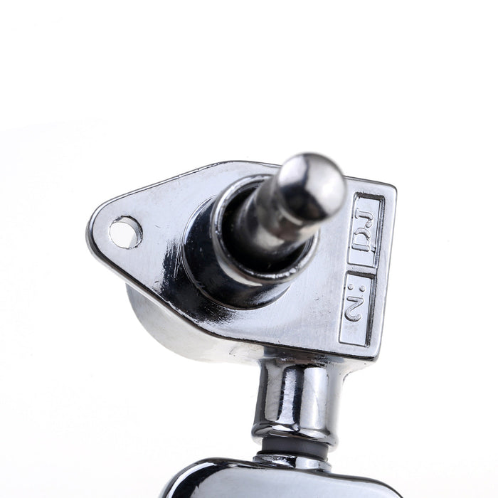 Musiclily Ultra 3R3L 20:1 Proporção Grover-Roto Estilo Máquinas de Cabeça Totalmente Seladas Afinadores de Trastes Teclas com Parafuso em Ângulo Reto para Violão Acústico e Elétrico