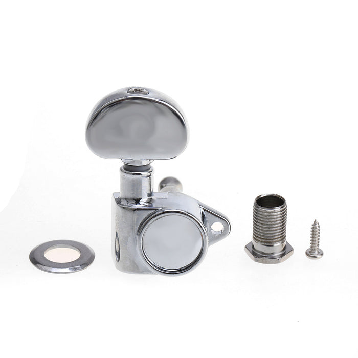 Musiclily Ultra 3R3L 20:1 Proporção Grover-Roto Estilo Máquinas de Cabeça Totalmente Seladas Afinadores de Trastes Teclas com Parafuso em Ângulo Reto para Violão Acústico e Elétrico