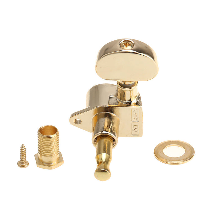 Musiclily Ultra 3R3L 20:1 Proporção Grover-Roto Estilo Máquinas de Cabeça Totalmente Seladas Afinadores de Trastes Teclas com Parafuso em Ângulo Reto para Violão Acústico e Elétrico