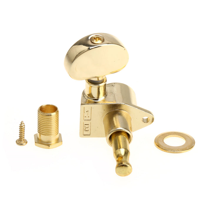 Musiclily Ultra 3R3L 20:1 Proporção Grover-Roto Estilo Máquinas de Cabeça Totalmente Seladas Afinadores de Trastes Teclas com Parafuso em Ângulo Reto para Violão Acústico e Elétrico