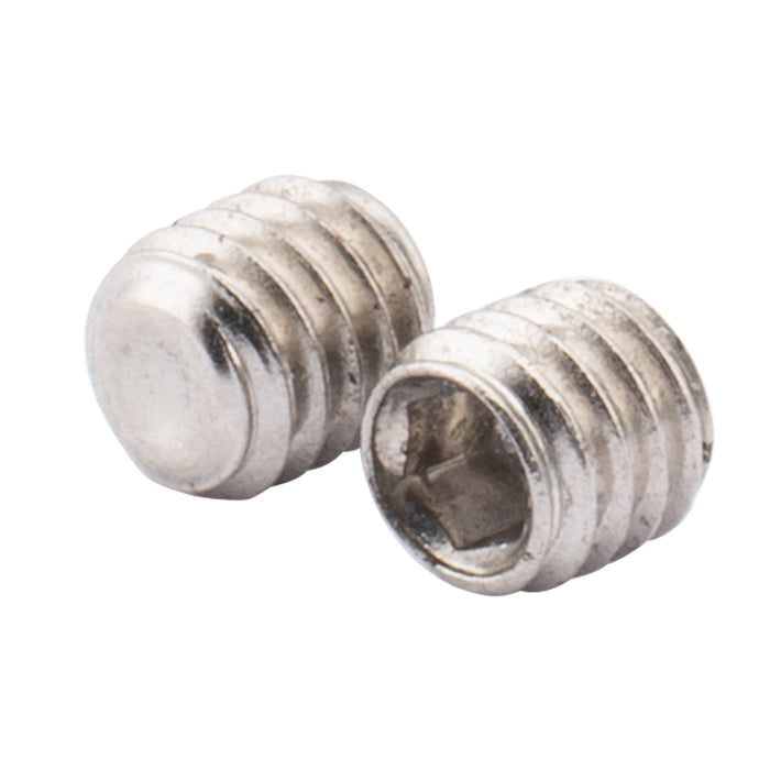 detail of musiclily pro metric m3 3mm stainless steel tightening set screw for strat style electric guitar tremolo bridge push in style arm bar mx2243 2