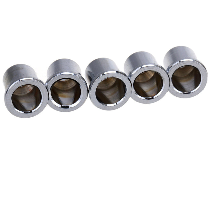 Musiclily Pro 14mm Brass Through Body String Mounting Ferrules for Electric Bass Set of 5