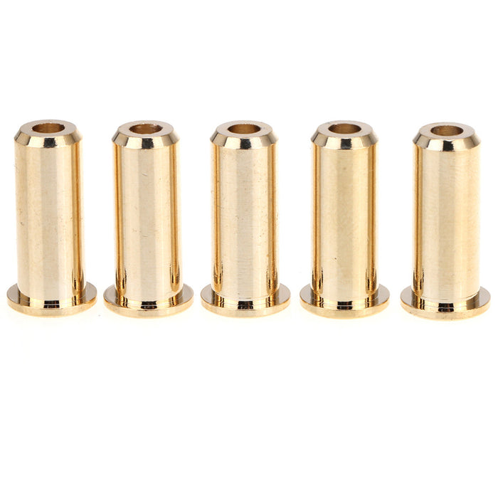 Musiclily Pro 25,5mm Ferragens de Montagem de Cordas através do Corpo em Latão para Baixo Elétrico Conjunto de 5 