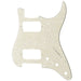 musiclily pro 11 holes round corner hh guitar pickguard for american mexican fender standard strat style electric guitar 3ply 4ply mx2248p
