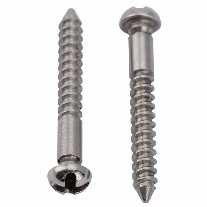 Musiclily Ultra 3,5x30mm Edelstahl-Montageschrauben für E-Gitarre, Tremolo-Brücke im PRS Stil, Set von 6