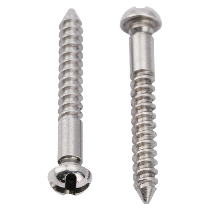 Musiclily Ultra 3.5x30mm Stainless Steel Mounting Screws for Electric Guitar PRS Style Tremolo Bridge, Set of 6