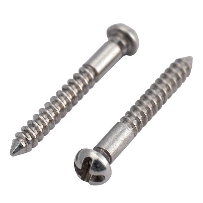 Musiclily Ultra 3,5x30mm Edelstahl-Montageschrauben für E-Gitarre, Tremolo-Brücke im PRS Stil, Set von 6