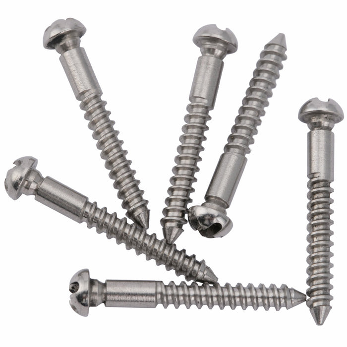 musiclily ultra 3 5 30mm stainless steel mounting screws for electric guitar prs style tremolo bridge mx2250 6p