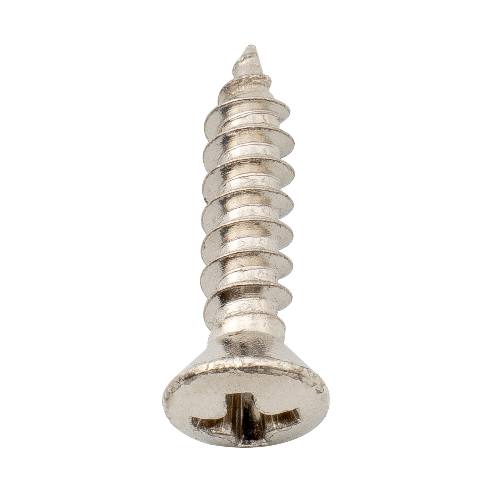 Tornillos de montaje avellanados Musiclily Ultra UNC#4-40 de 1/2 pulgada para golpeador de acero inoxidable para guitarra eléctrica o bajo estilo Fender de EE. UU.