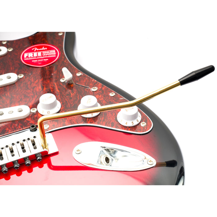 Musiclily Ultra M6 Threaded-in Full Solid Stainless Steel Tremolo Arm Whammy Bar 6mm Vibrato Arm for Squier Strat Style Electric Guitar