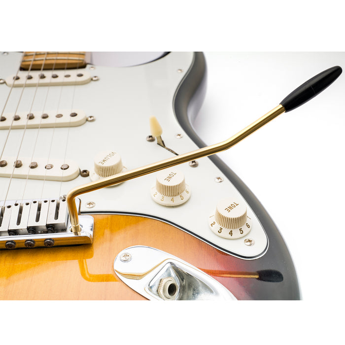 Musiclily Ultra M5 Threaded-in Full Solid Stainless Steel Tremolo Arm Whammy Bar 5mm Vibrato Arm for Mexico Fender Strat Style Electric Guitar