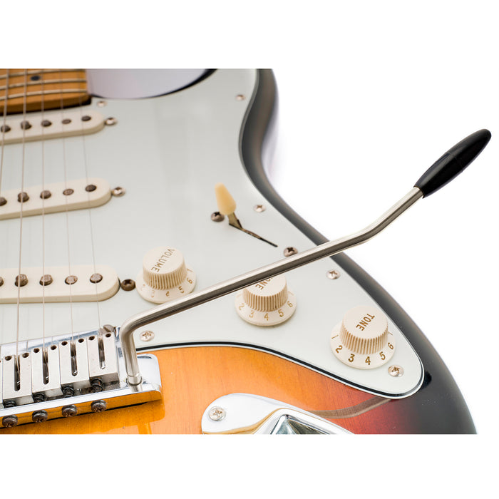 Musiclily Ultra 5mm Push-in Style Full Solid Stainless Steel Tremolo Arm Whammy Bar Vibrato Arm for China Made Wilkinson M Series Tremolo Bridge