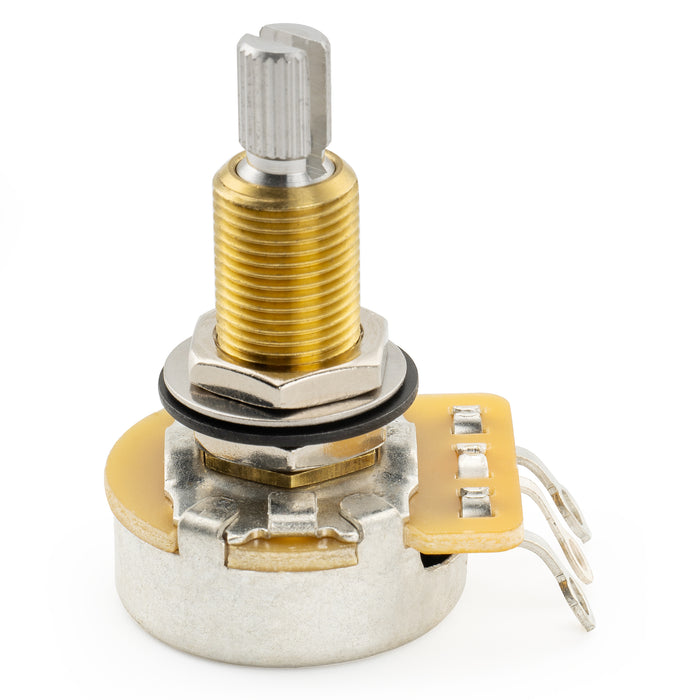 Potenciômetro Atacado CTS 450 A500K Eixo Dividido Longo 3/4 Polegadas Curva de Áudio 10% para Guitarra e Baixo Elétrico
