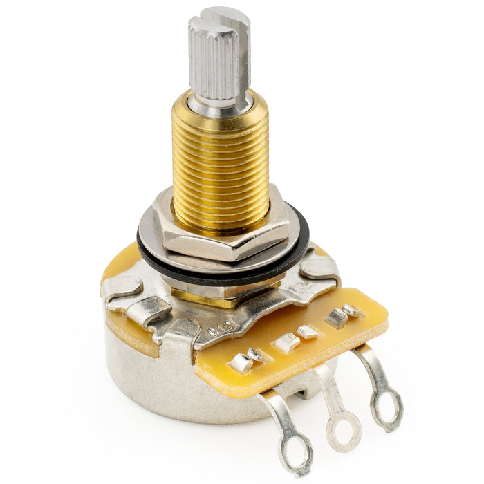 Potenciômetro Atacado CTS 450 A500K Eixo Dividido Longo 3/4 Polegadas Curva de Áudio 10% para Guitarra e Baixo Elétrico
