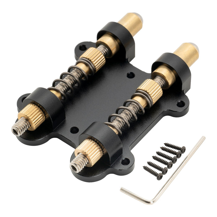 Musiclily ウルトラカラフルシリーズ エレキギター用トレモロブリッジ デュアルトレモロストッパーおよびスタビライザー