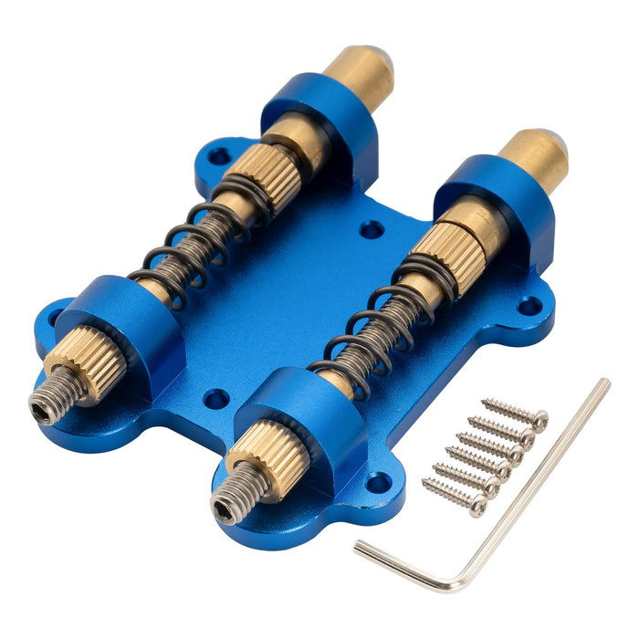 Musiclily ウルトラカラフルシリーズ エレキギター用トレモロブリッジ デュアルトレモロストッパーおよびスタビライザー