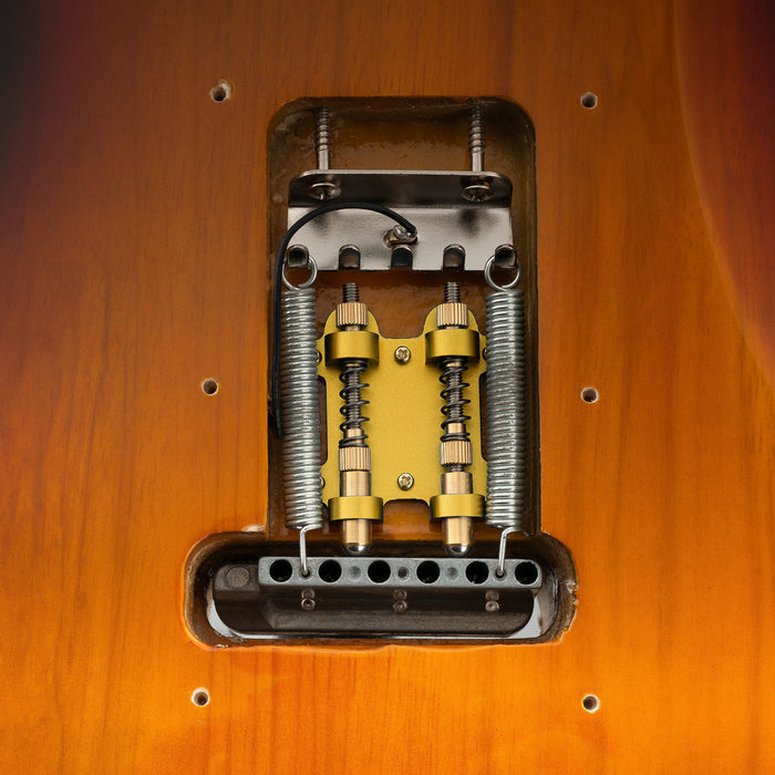 Musiclily ウルトラカラフルシリーズ エレキギター用トレモロブリッジ デュアルトレモロストッパーおよびスタビライザー