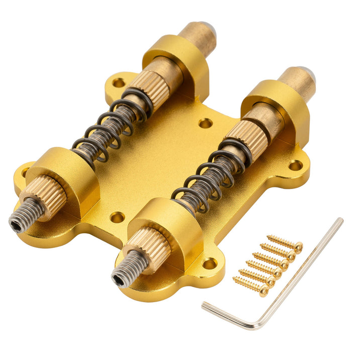 Musiclily ウルトラカラフルシリーズ エレキギター用トレモロブリッジ デュアルトレモロストッパーおよびスタビライザー