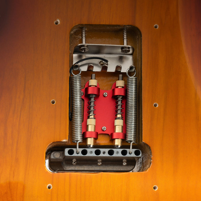 Musiclily ウルトラカラフルシリーズ エレキギター用トレモロブリッジ デュアルトレモロストッパーおよびスタビライザー