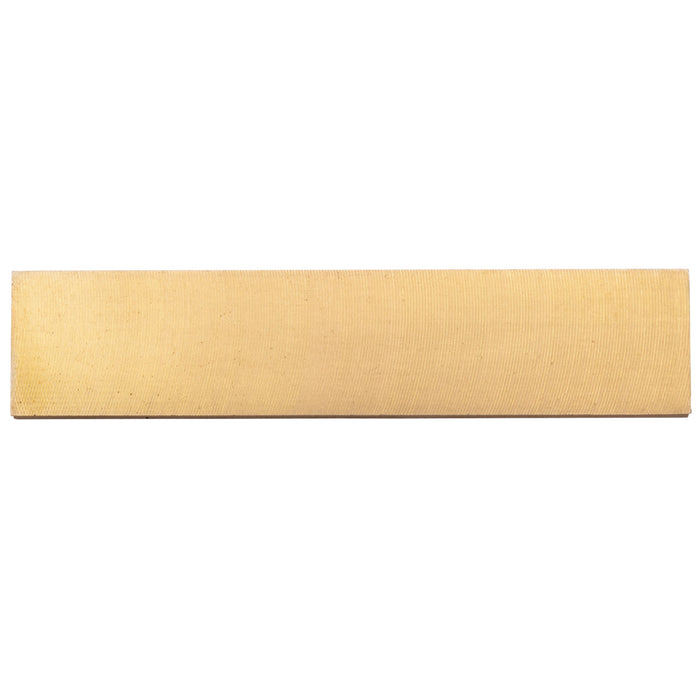 detail of musiclily ultra flat full solid brass fret press caul insert for acoustic electric guitar bass mx2293