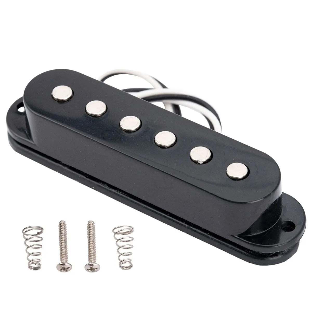 musiclily basic 50mm ceramic single coil neck pickup for strat style electric guitar mx2295bk details