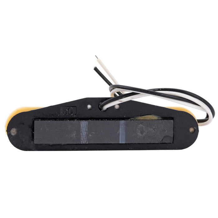 musiclily basic 50mm ceramic single coil neck pickup for strat style electric guitar mx2295bk, mint ivory color