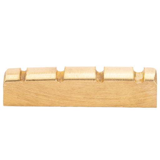 musiclily basic 4 string electric bass pre slotted brass nut 38x6x9mm mx2300