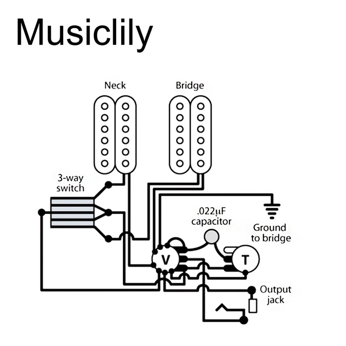 Musiclily Basic Metric L-Type Right Angle 3-Way Epiphone LP SG ES Style Switch MX2308 Instructions