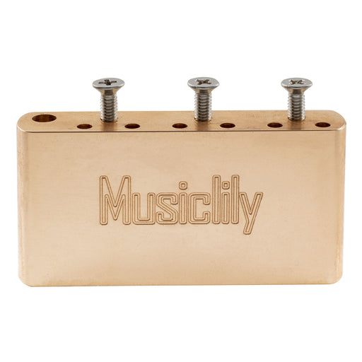 musiclily ultra 52 5mm2 1 16 inch full solid brass steel short mim style tremolo block for china made squier pre 2020 affinity 6 screw electric guitar bridge mx2309