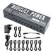 musiclily pro guitar power supply 10 way isolated dc output for 9v 12v 18v effect pedal with uk standard adapter mx2327uk