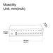 Dimensions of musiclily pro guitar power supply 10 way isolated dc output for 9v 12v 18v effect pedal with usb port uk standard adapter mx2328uk