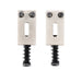 wilkinson m series 10 5mm modern style saddles for strat style electric guitar wilkinson m series bridge mx2339 2p, nickel