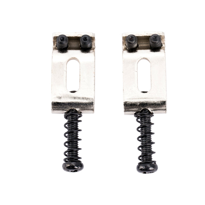 wilkinson m series 10 8mm vintage style steel saddles for imported strat style electric guitar wilkinson m series bridge mx2340 2p, nickel