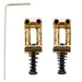 wilkinson wvc tremolo bridge 10 8mm vintage style steel saddles for imported strat style electric guitar mx2348 2p, gold